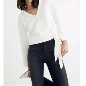 Madewell white blouse